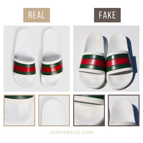 fake gucci's leather slides|Gucci Slides Fake vs. Real Guide (Legit Check & Price).